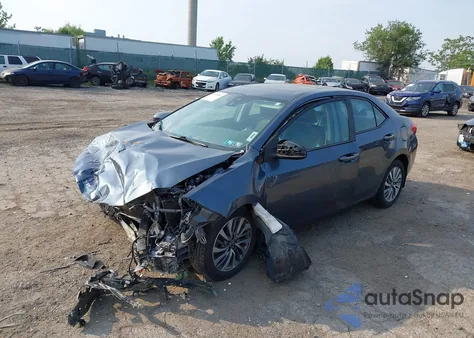 2018 Toyota Corolla Xle из США, поврежденный, VIN 2T1BURHE1JC109897